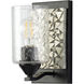Bocage 1 Light 5 inch MB Bath Light Wall Light in Matte Black